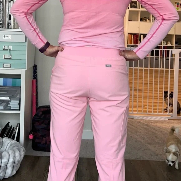 Figs Cranberry Cade Cargo pants Medium***  Read Description - Picture 8 of 9